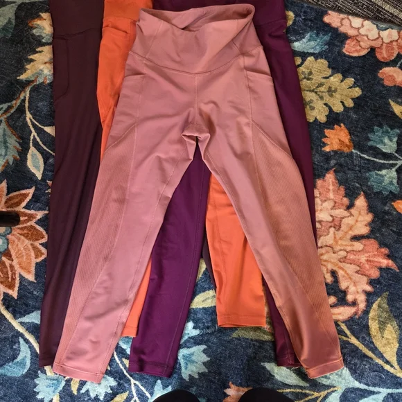 Leggings Set 6 Like New Old Navy Active Bundle Medium 5 High Rise 1 Biker Shorts - Picture 7 of 16